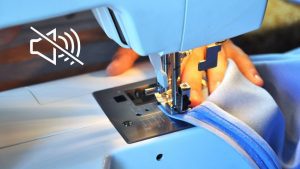 Quiet sewing machine
